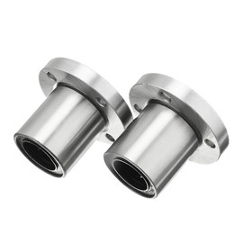 LMF16UU Flange Mounted Linear Motion Bushing Ball Bearing, Linear Ball Bearing with Round Flange for 3D Printer or CNC