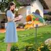 NOENNULL Largemouth Fish Mailbox Large Metal Mail Box Fish Shape