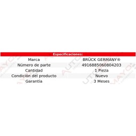 Una Pastilla/switch Encendido Bruck Lupo L4 1.6l 2005-2009