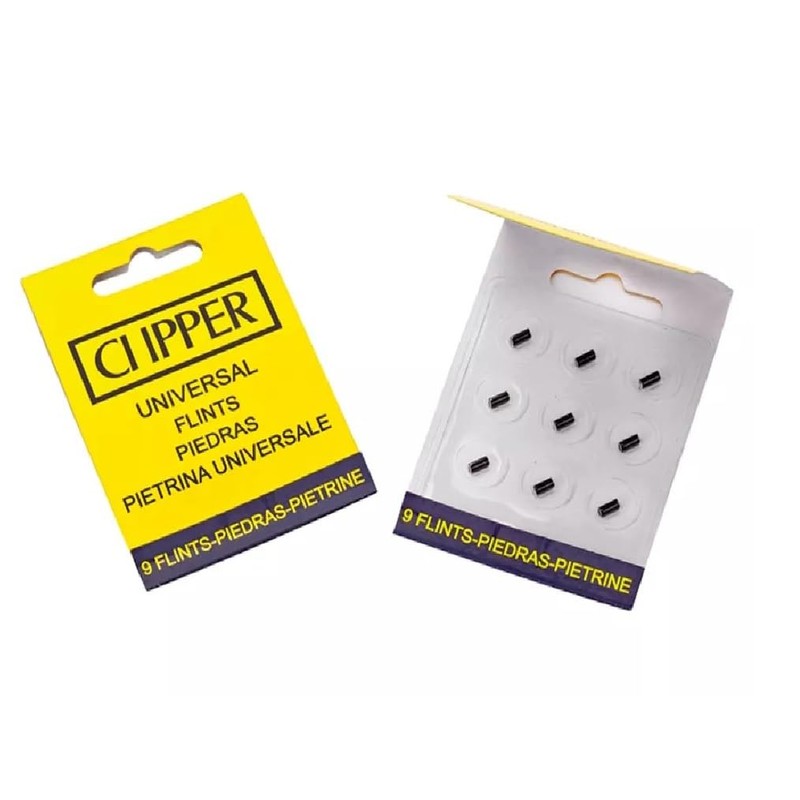 54 x Clippers Universal flints (6 Pack of 9 Flints)