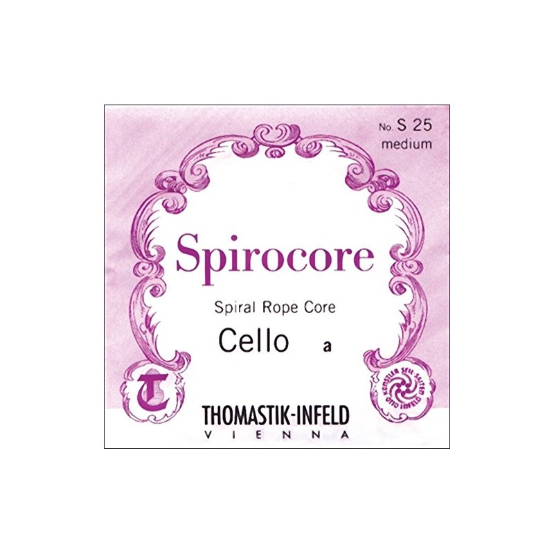 Thomastik Spirocore Cello Strings, Single C String, S30, WEICH (Light),