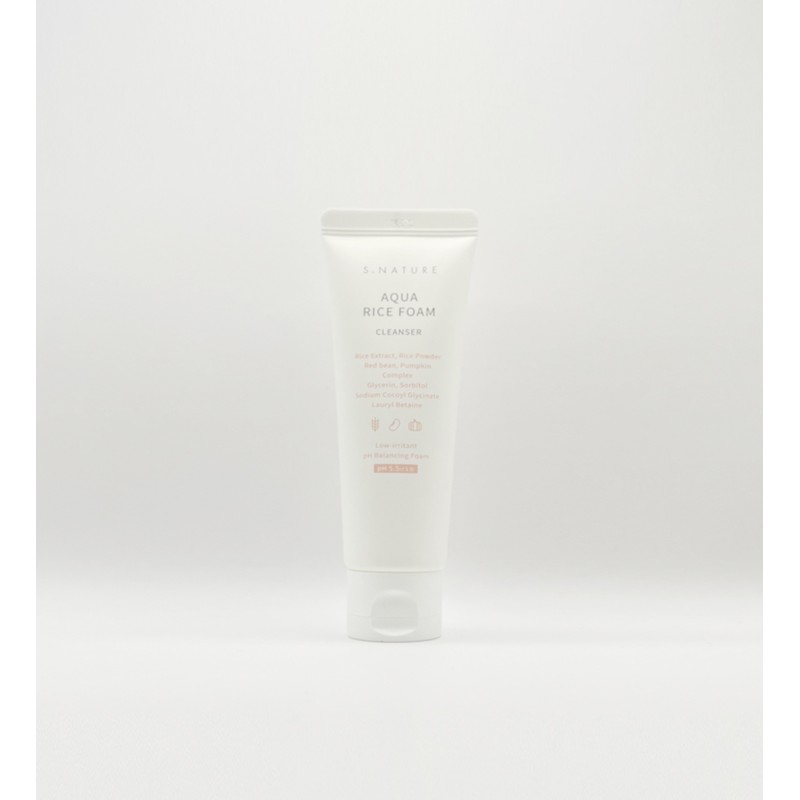 Esnature S-Nature Aqua Rice Mildly Acidic Cleansing Foam 160ml /