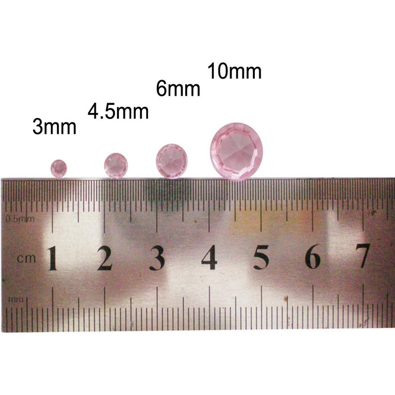 Time to Sparkle 5000 4.5MM Scatter Diamonds Table Crystals Acrylic