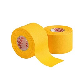 MUELLER Sports Medicine MTape Rolls, Quality Athletic Tape, Easy to Tear for Fast & Effective Taping, 1.5" x 10 Yards Per Roll, 2 Rolls, Gold