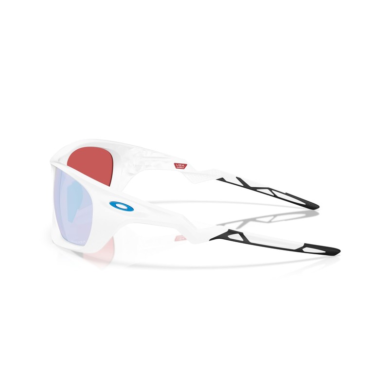 Oakley OO9431 Lateralis Sunglasses, Matte White/Prizm Snow Sapphire, 60 mm