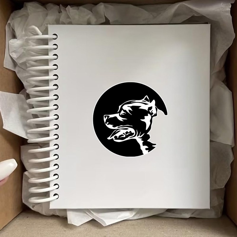 Black Wolf Car Stickers, Waterproof Vinyl Bumper Decals for Windows