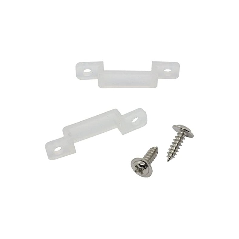 Lumonic 50 x LED Mounting Clips for 10 mm Wide