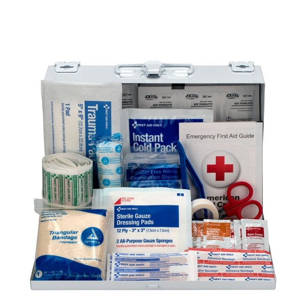 First Aid Only 178 Piece Contractor's First Aid Kit (9302-25M) , White