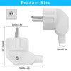 Schuko Plug, Plug 250 V with Kink Protection Sleeve, Schuko