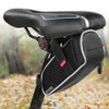 Portable PU Bicycle Saddle Bag Waterproof Large Capacity Tail Seat