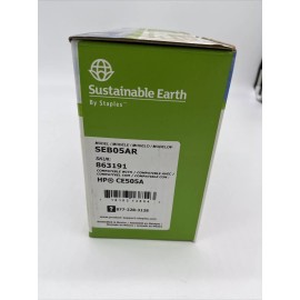 Staples Sustainable Earth Model SEB05AR for HP CE505A 05a Toner