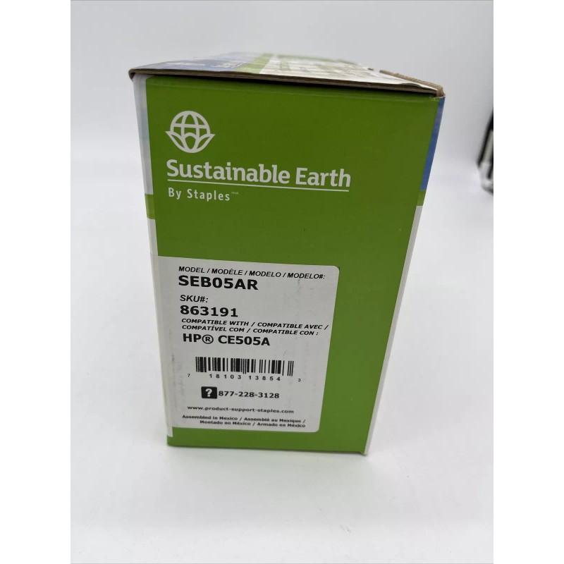 Staples Sustainable Earth Model SEB05AR for HP CE505A 05a Toner