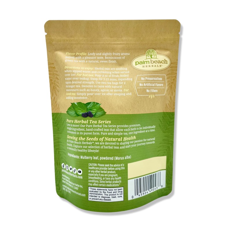 Mulberry Leaf Tea - Pure Herbal Tea Series by Palm