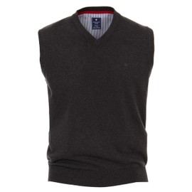 Redmond Plain Sweater Vest, 79 Grey
