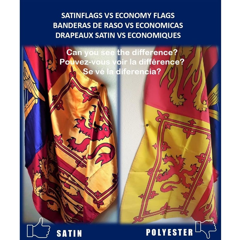 WORLDFLAGS SICILY FLAG ITALY 90D SILK SATIN QUALITY SIZE OF