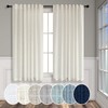 Natural Linen Curtains 54 Inch Length for Master Bedroom 2
