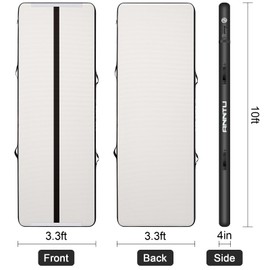 ANNTU Inflatable Gymnastics Mat, Air Track Tumbling Mat, Gymnastics Mat - Boost Your Skills with Bounce!