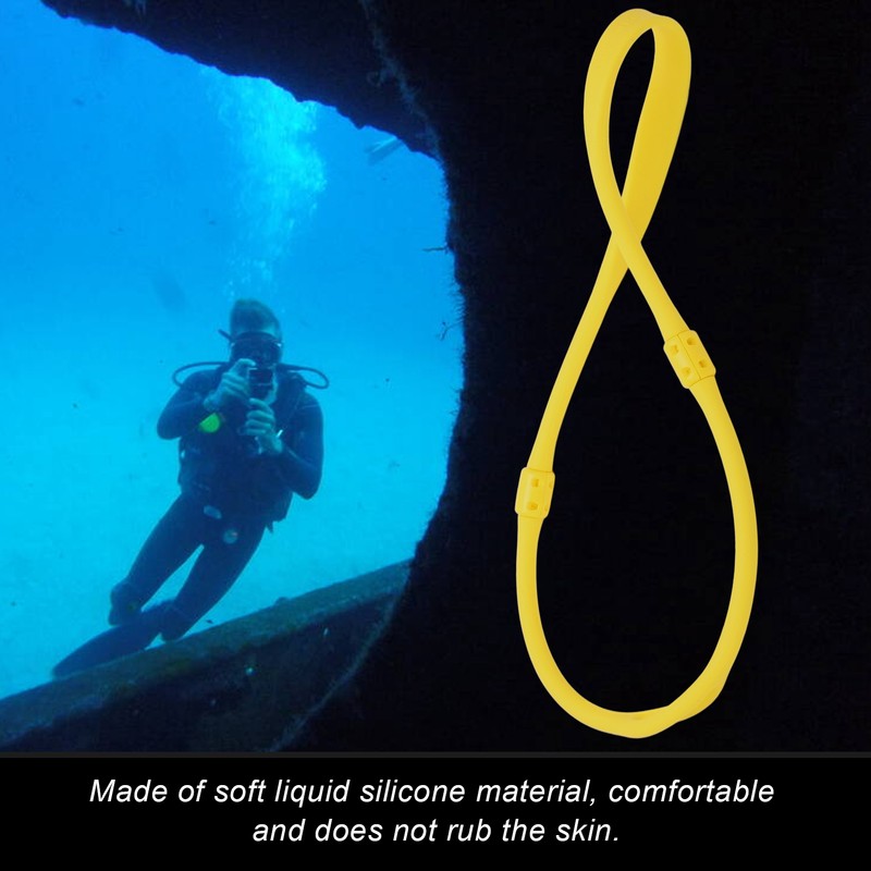 Silicone Regulator Necklace Scuba Diving Regulator Necklace Holder Diving Accessories