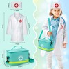 Sundaymot Doctor Kit for Kids 34 Pcs Pretend Playset for