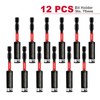 Geinxurn 12PACK Impact Magnetic Screwdriver Bit Holders, 3Inches Extension Socket