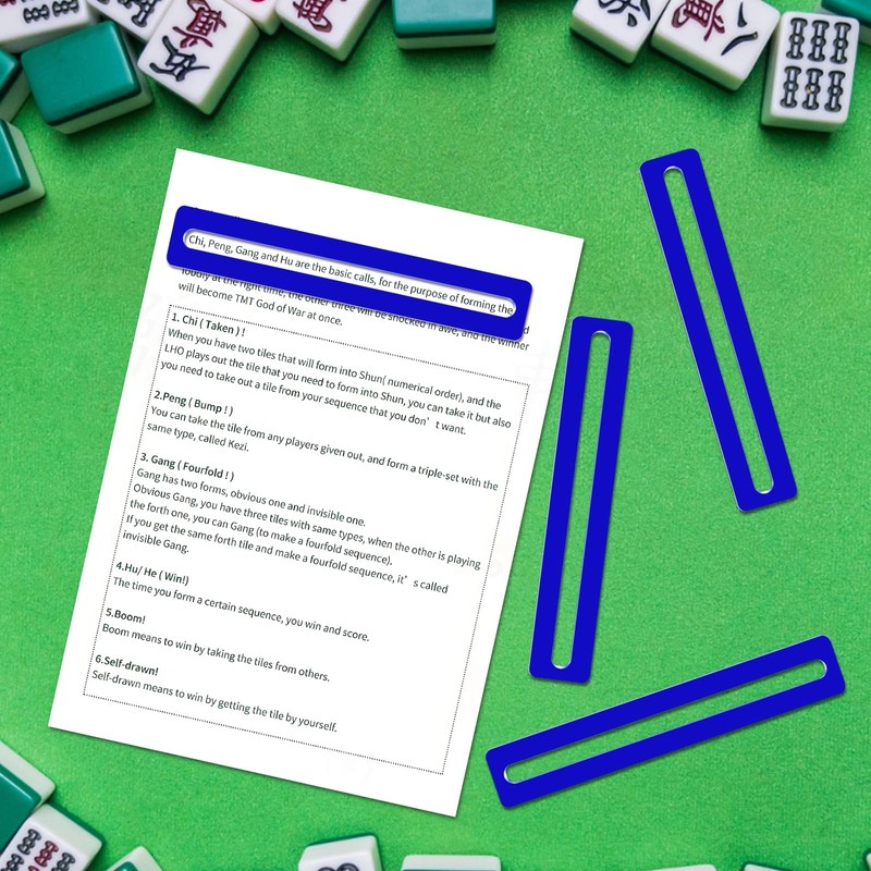 CYUXING 4 Piece Mahjong Line Finder Mahjong Map Line Guide