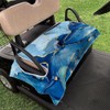WIRESTER Universal Golf Cart Seat Cover, Comfortable Golf Cart Seat