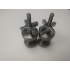2" Davis Two Hole Pins with Quick Knobs-Stainless