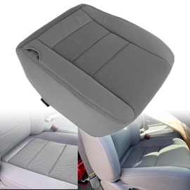 GXARTS Driver Side Bottom Lower Replacement Cloth Seat Cover Gray #2E/3E Compatible with Ford F250 F350 F450 F550 2003 2004 2005 2006 2007