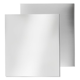 304 Stainless Steel Sheet - 12" X 8" X 1/8" Thin Stainless Steel Plate 1/8 Inch Thickness with Protective Film Metal Sheets Stock Sheets for Kitchen DIY Crafting etc. (305 x 203 x 3 mm)