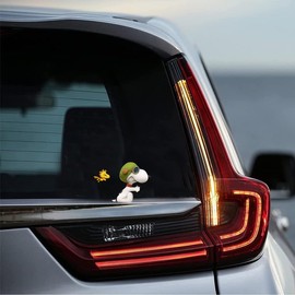 Pack of 2 3D Anime Car Stickers, Funny Car Sticker, Sticker Anime, Anime Decorative Cartoon Sticker for Car, Bicycle, Laptop, Window, Funny Car Sticker for Women, Men