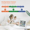 NOKLEAD Digital Thermometer Hygrometer-Innen Thermo Hygro Mini Raumthermometer Temperatursensor Feuchtigkeitsmesser