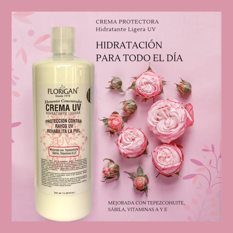 Crema Protectora Hidratante Ligera Florigan 1lt