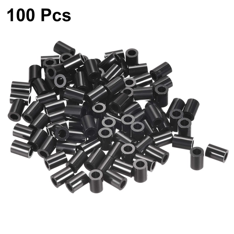 sourcing map Nylon Round Spacer Washer 4.2mm ID 7mm OD