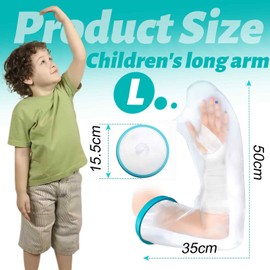 VURYAPI Long Waterproof Arm Protector Plaster for Children Water Protection Cast Protector Shower Plaster Reusable Arm: Bandage Protection, Forearm, Hand, Elbow, Wrist and Finger