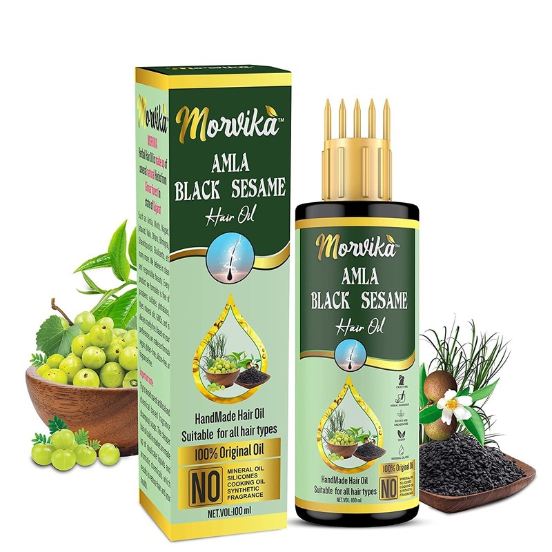Verem Herbal Amla Black Sesame Hair Oil For Strong, Long