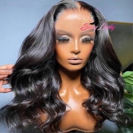 Loose Wave HD Lace Front Closure Wig Curly Closure Glueless Wig Human Hair Ready to Wear Straight No Glue Preplucked Wear Wigsstyle: Indian curly, stretched length: 10 inches, Lace Size: 5X5