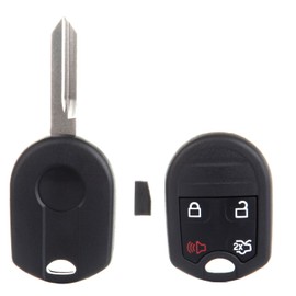 ECCPP CWTWB1U793D Keyless Entry Remote Car Key Fob Replacement for 2006-2009 Fit for Ford Crown Victoria 4.6L 2012-2015 Fit for Ford Edge 2.0L 4 Buttons Pack of 2
