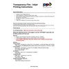 PPD 5 x A4 Inkjet Premium Overhead Film for Full-Colour