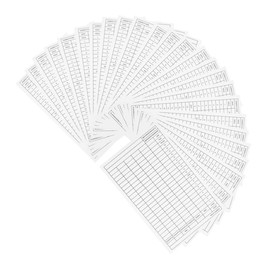Gatuida 25Pcs Golf Score Recording Cards Durable Score for Outdoor Sports