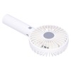 White Donut Shaped Small Fan Portable LED Night Light with