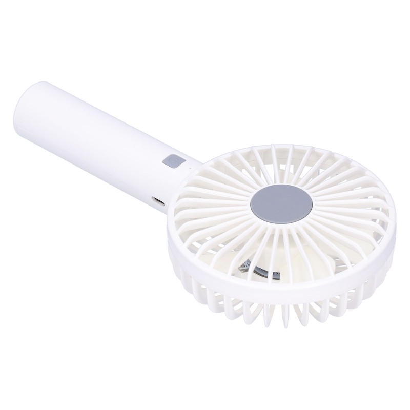White Donut Shaped Small Fan Portable LED Night Light with
