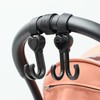 ViWaVee Pram Hook, Heart Shape Velcro Hook Pram for Changing