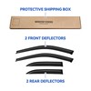 Window Visors Rain Guards Shield for 1997-2001 Toyota Camry, Out-Channel
