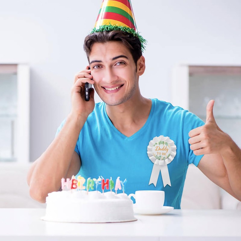 WOWOPA Daddy To Be Pin, Gender Reveals Baby Shower Tinplate