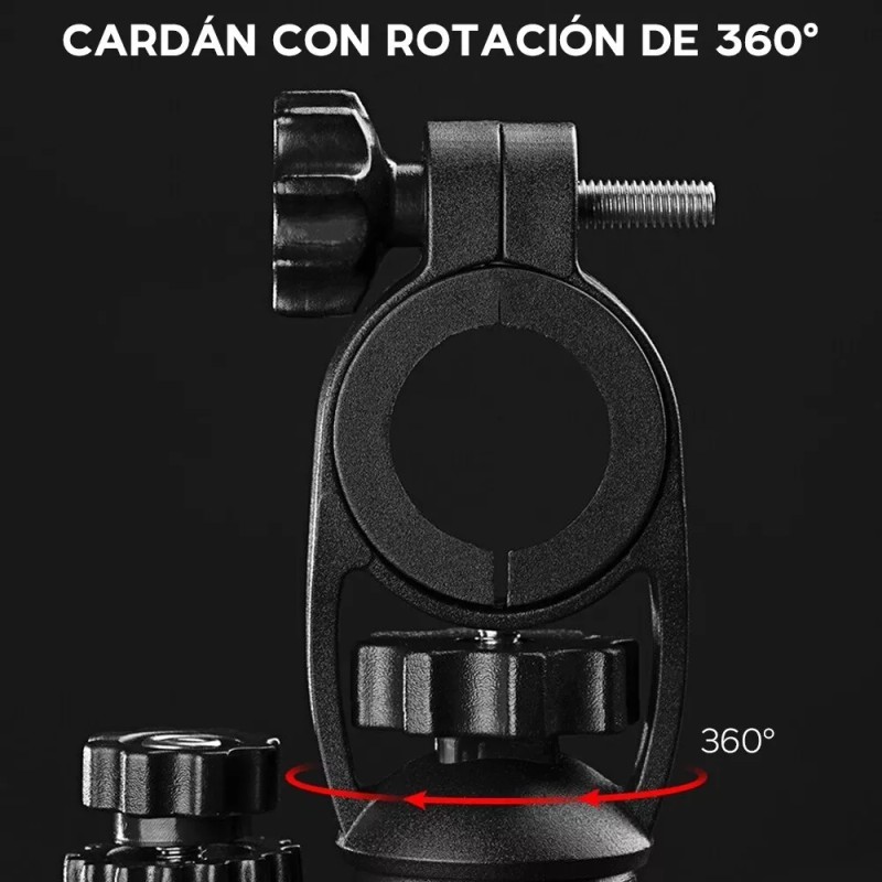 Maíz Soporte Base Moto Bicicleta Porta Celular Gps + Cargador