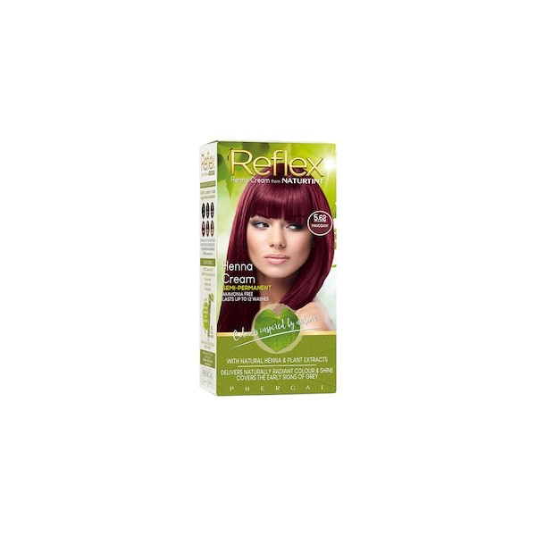 Naturtint Reflex Semi-Permanent Henna Cream Hair Colour 5.62 (Mahogany)