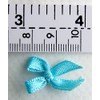 Snanr 100 Assorted Smallest Satin Ribbon Bows Size 10 mm.