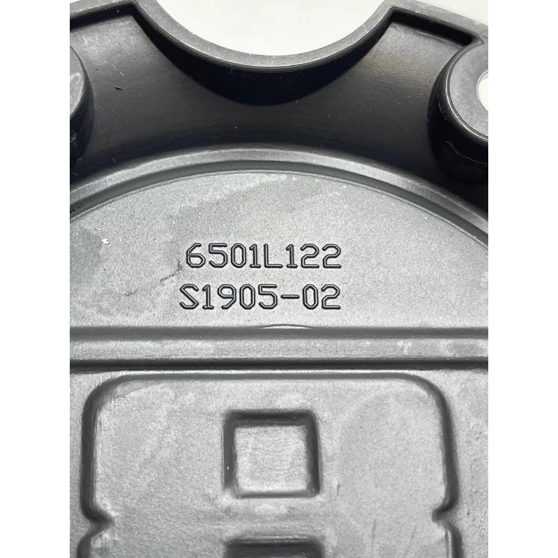 Level 8 Gloss Black Wheel Center Cap W/Screws 6501L122 S1905-02