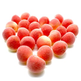 Aliotech 30Pcs Artificial Peach Fake Peach Mini Fruit Small Peach Simulation Lifelike for Home Cabinet Table Party Kitchen Decoration Photography Prop
