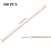 JIAYUET 100 PCS 300 x 6 x 6mm Square Wood